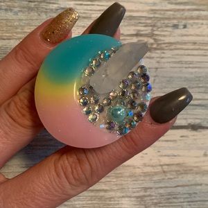 Gem Rhinestone Bling Popsocket